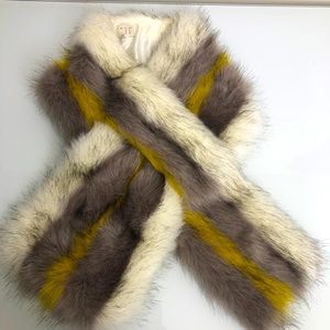 A new day faux fur scarf